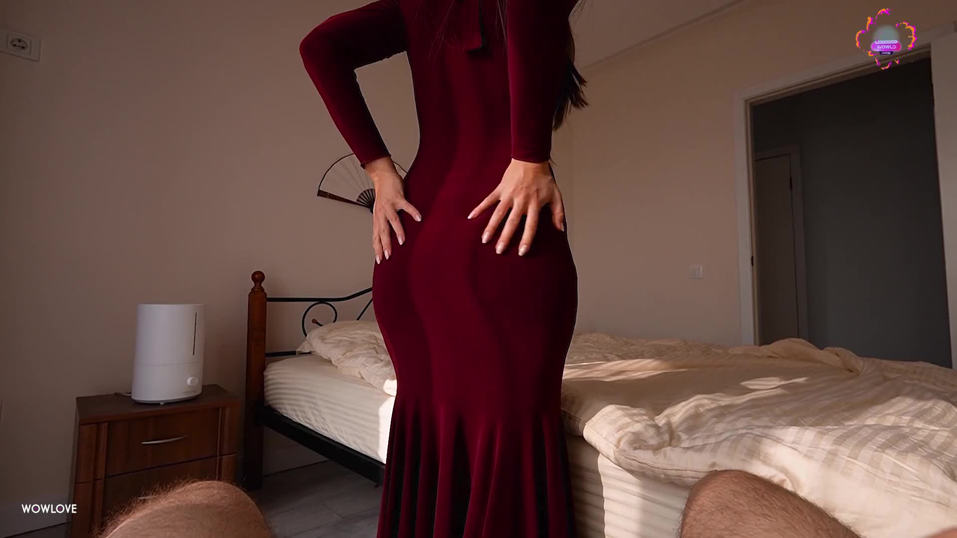 Step Mom Caught Step Son with Morning Boner and Helped him Cum on her Big round Ass_WOW LOVE_1080p